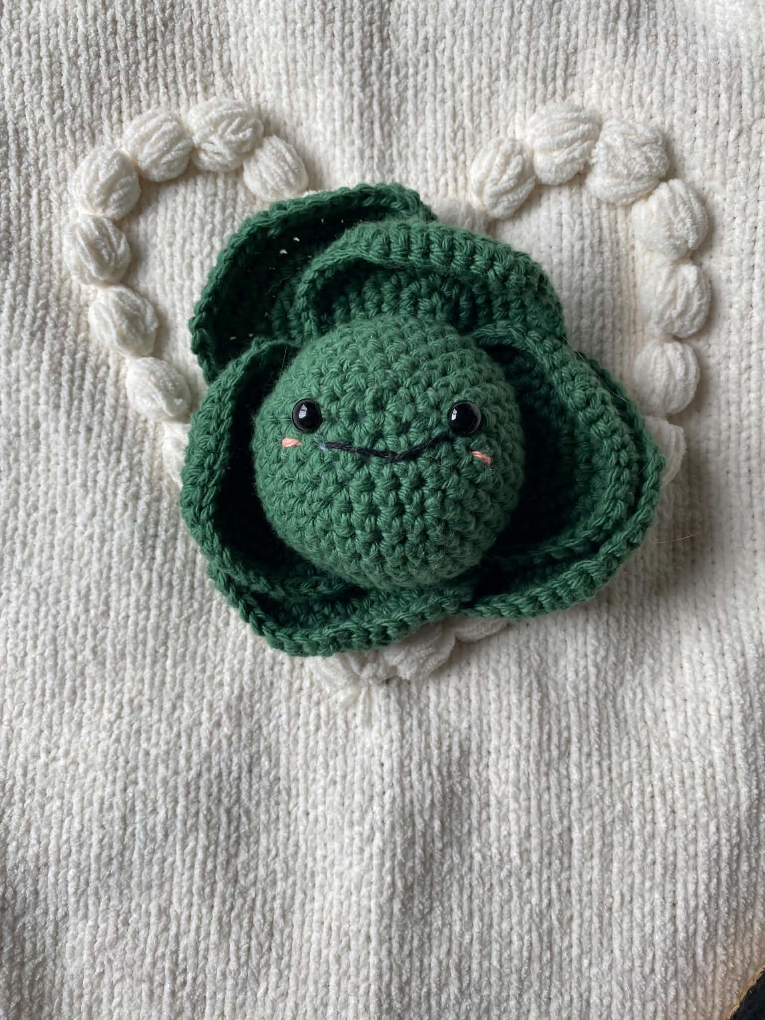 Lulu the Lettuce – Crisp & Cute Crochet Vegetable Plush