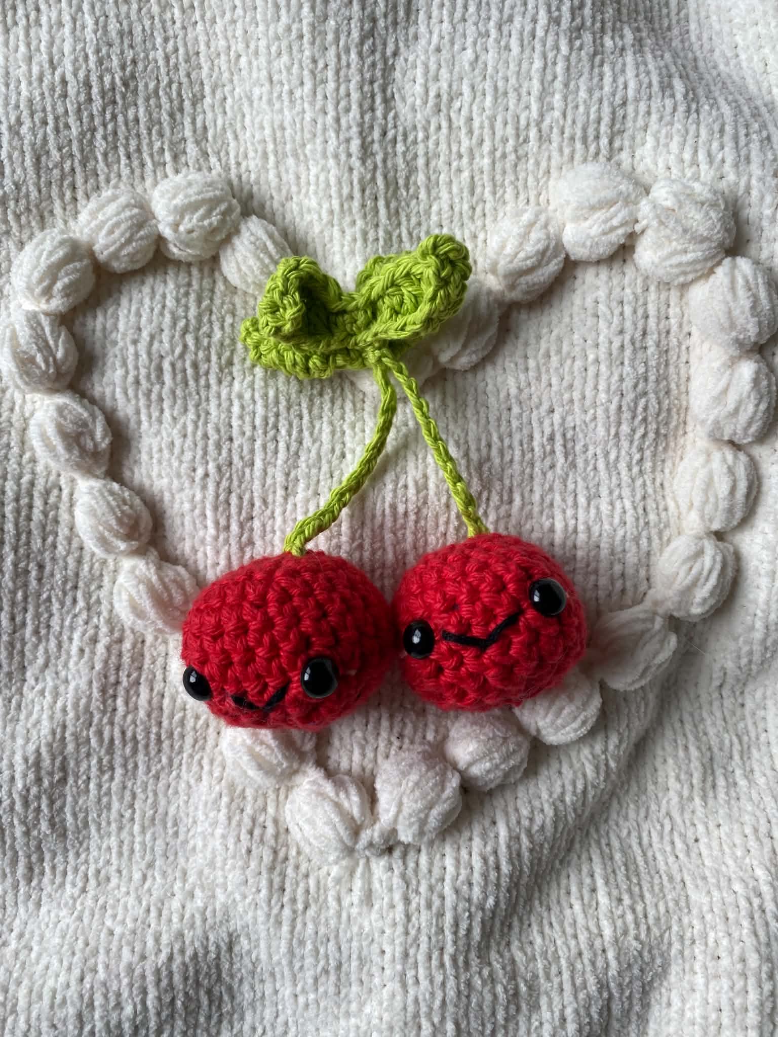 Charlie & Cherri – The Cheerful Crochet Cherry Duo