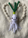 Ollie the Onion – Fresh & Rooted Crochet Green Onion Plush