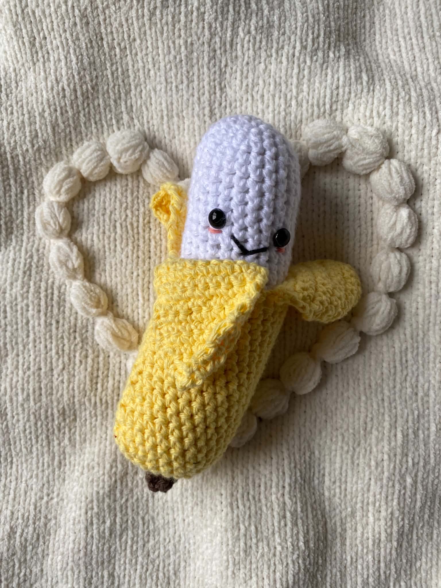 Bennie the Banana – Interactive Peelable Crochet Plush