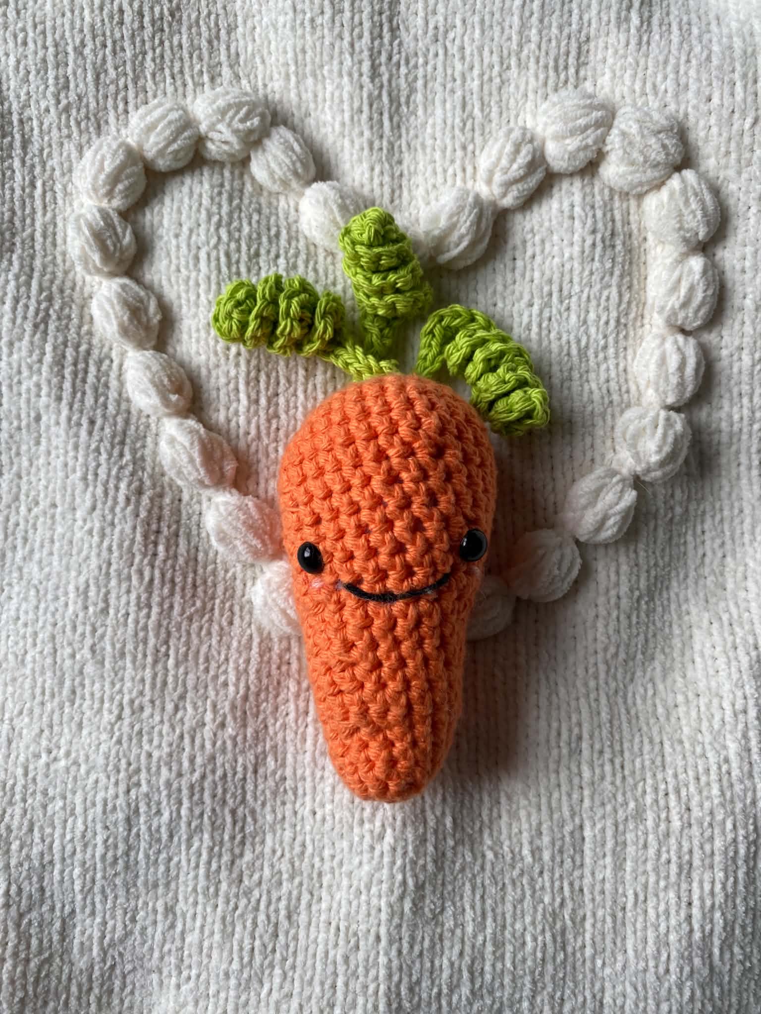 Casey the Carrot – Rooted in Joy Crochet Vegetable Plush