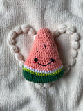Wally the Watermelon – Sweet Summertime Crochet Slice